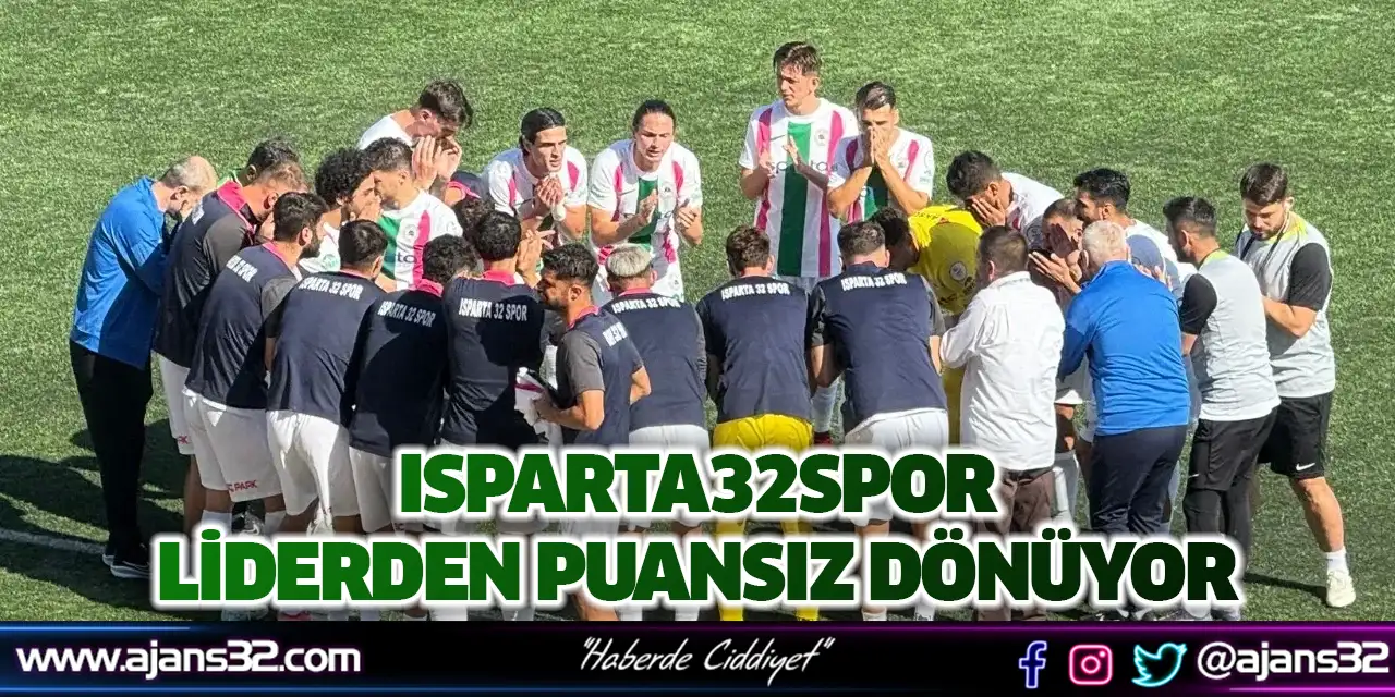 Isparta32spor Liderden Puansız Dönüyor