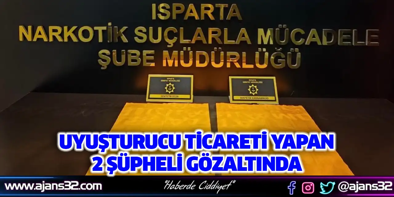 Uyuşturucu Ticareti Yapan 2 Şüpheli Gözaltında