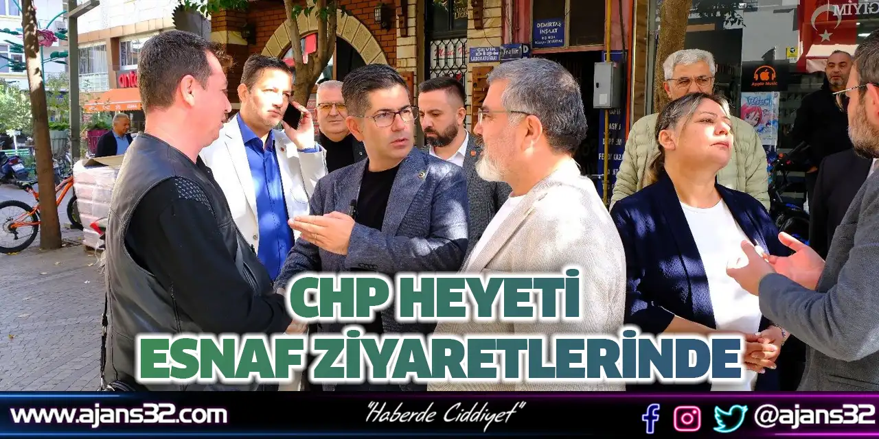 CHP Heyeti Esnaf Ziyaretlerinde