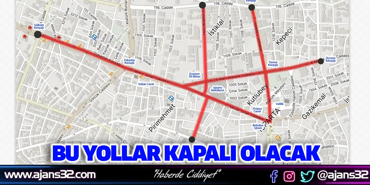 Bu Yollar Kapalı Olacak