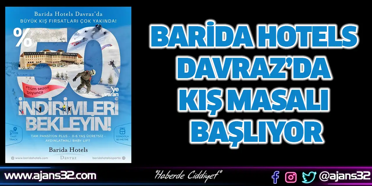 Barida Hotels Davraz’da Kış Masalı Başlıyor