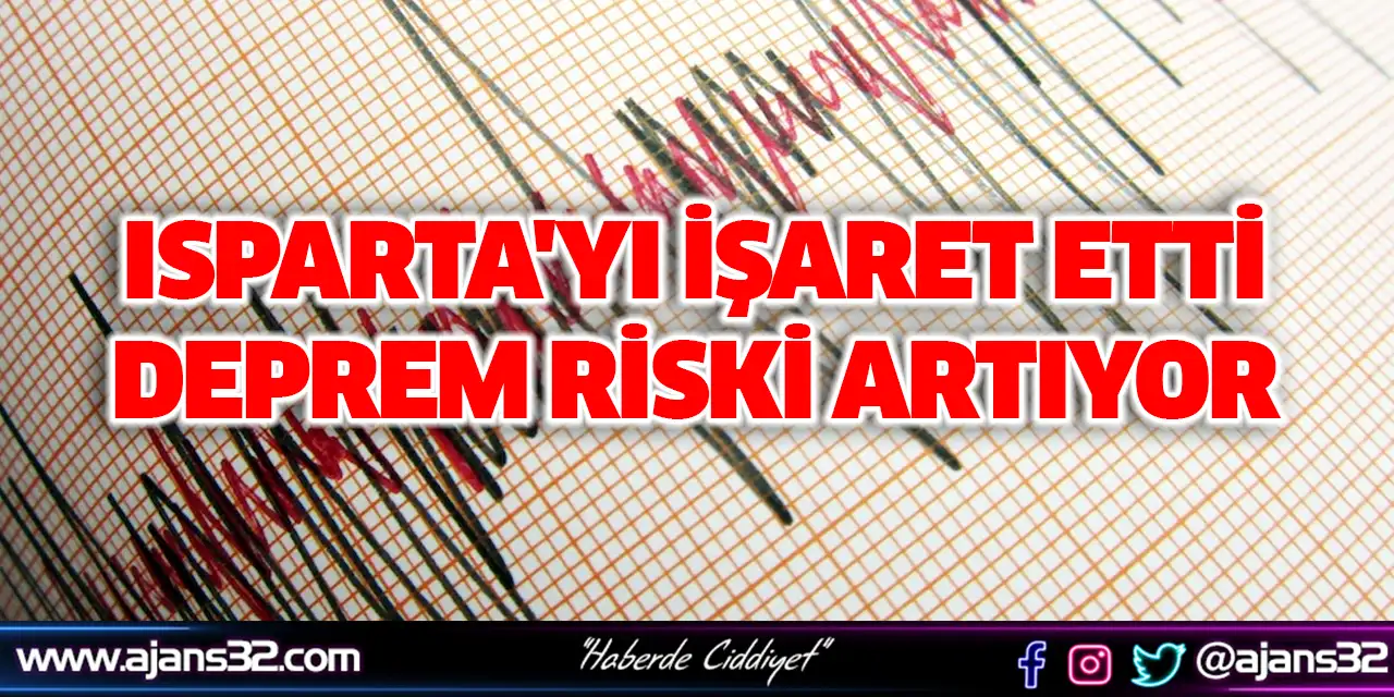 Isparta'yı İşaret Etti: Deprem Riski Artıyor