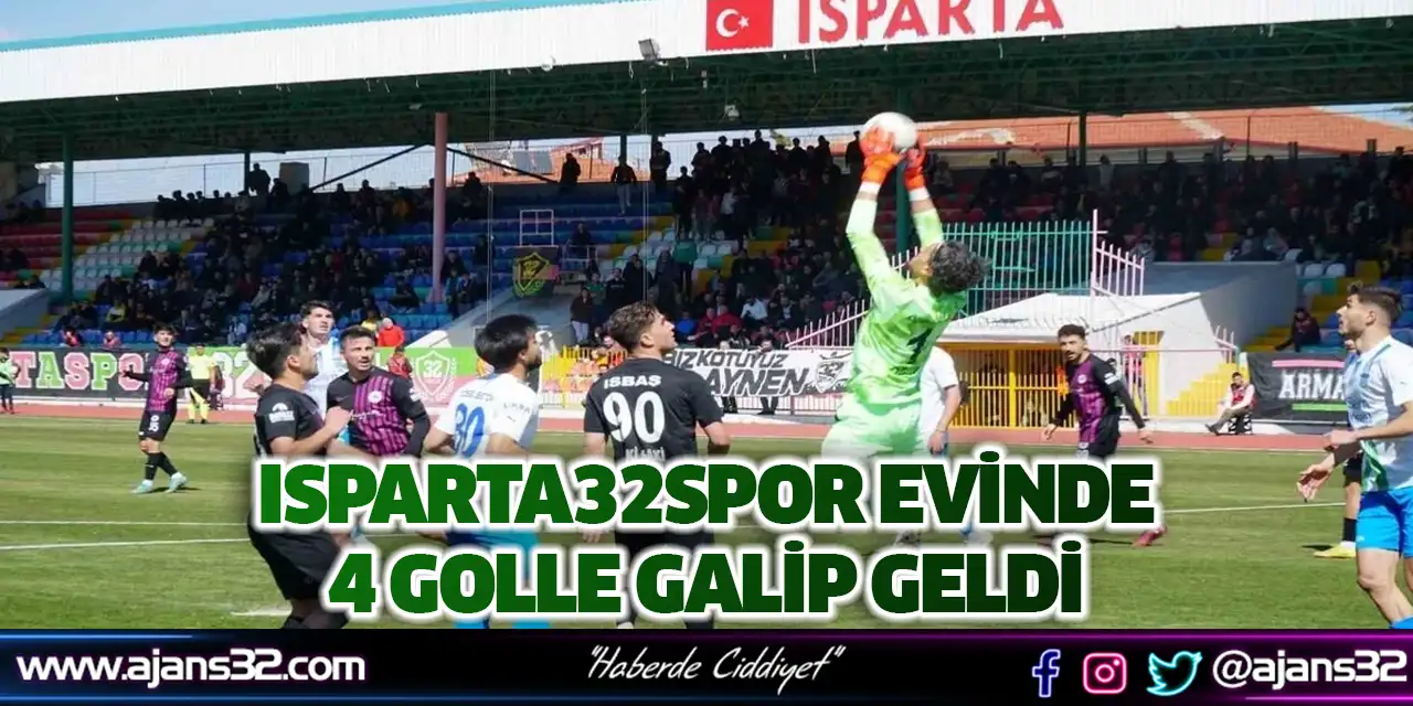 Isparta32Spor Evinde 4 Golle Galip Geldi