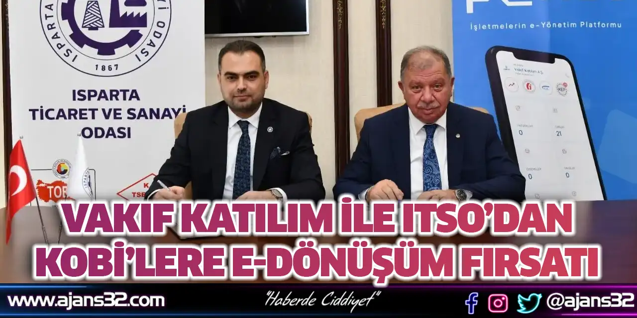 Vakıf Katılım İle Itso’dan Kobi’lere E-dönüşüm Fırsatı