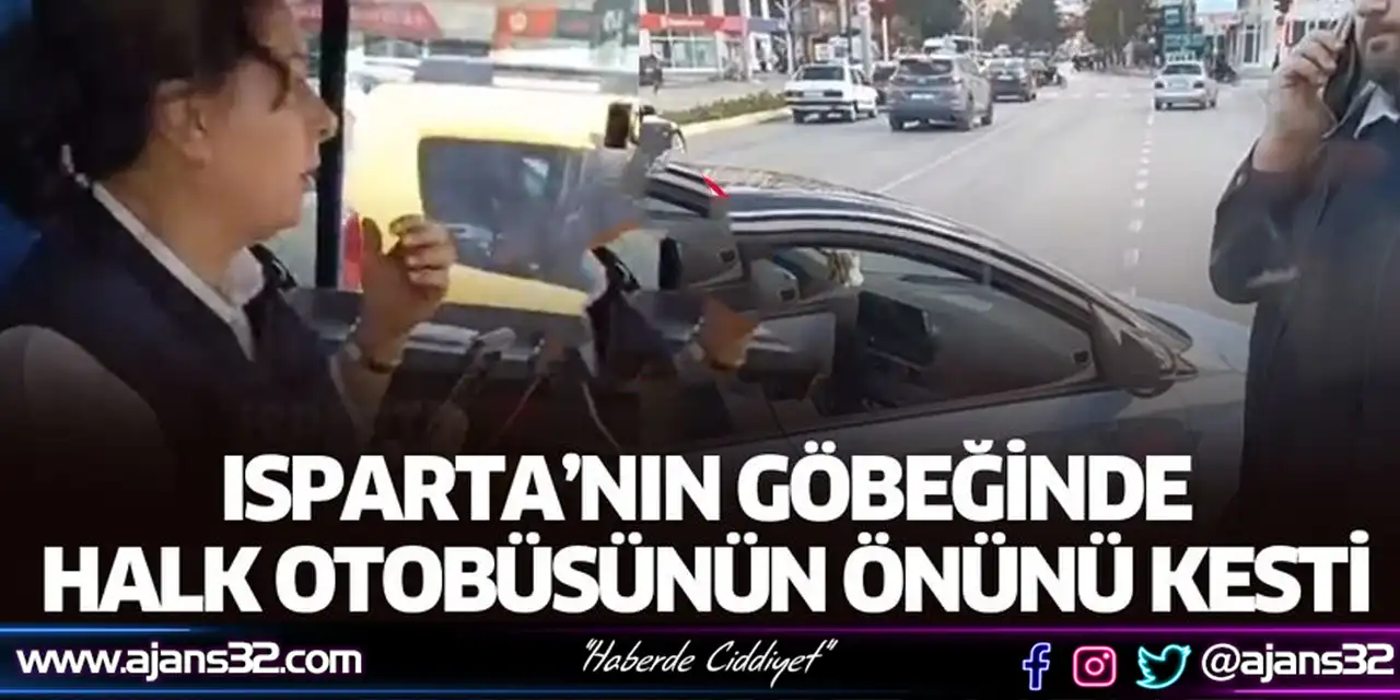 'Otobüsün Önünü Kesti!'