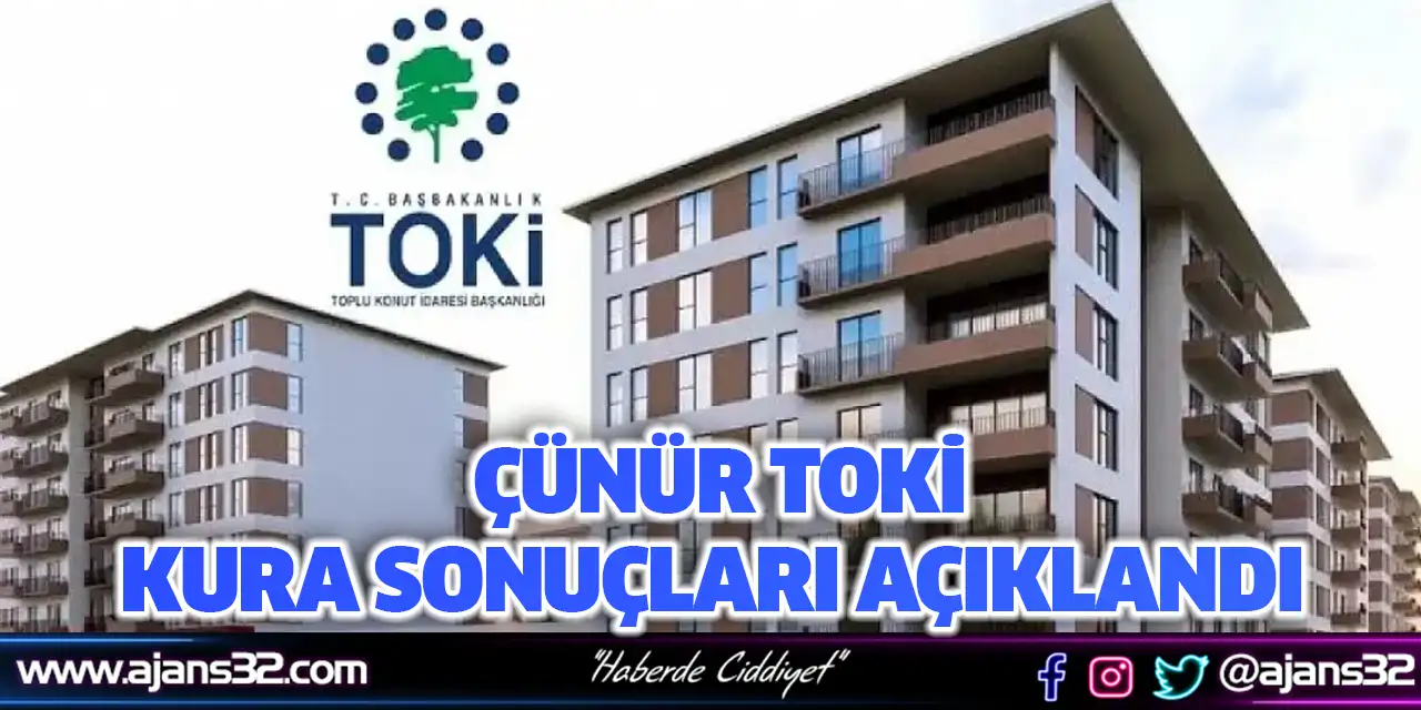 Çünür TOKİ Kura Sonuçları Açıklandı