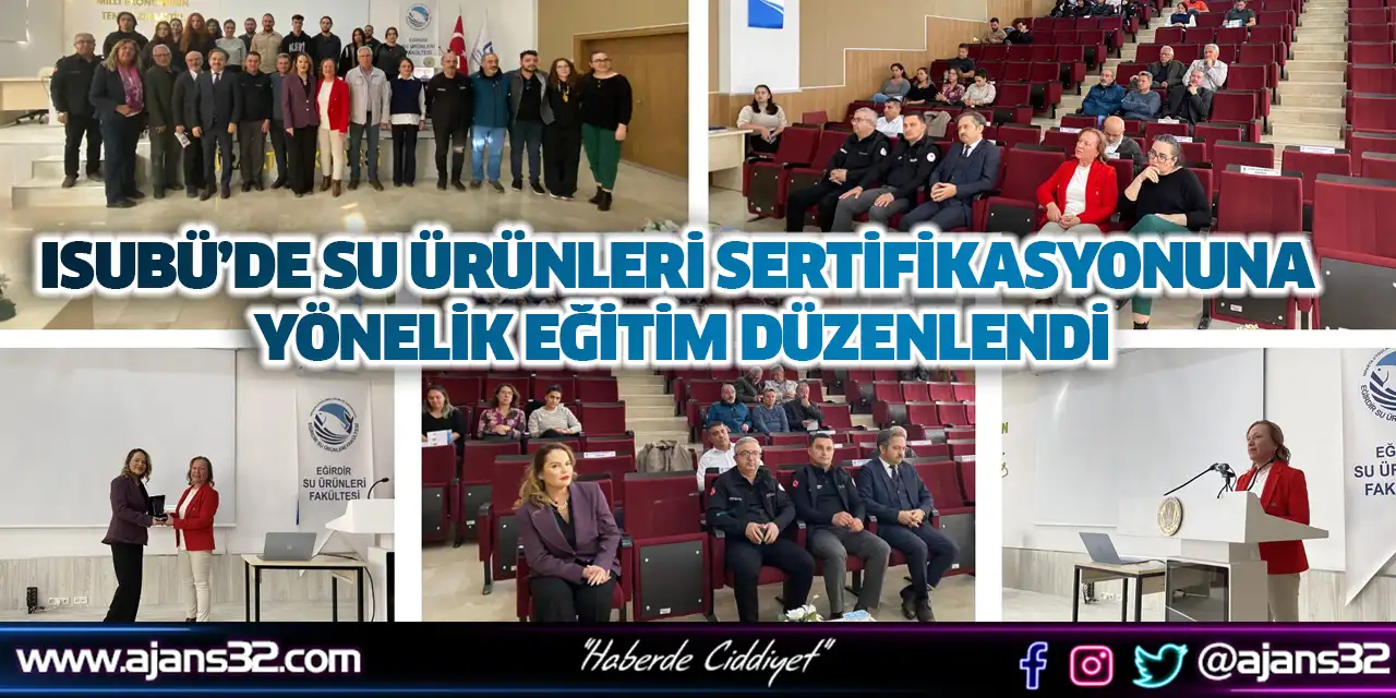 ISUBÜ’de Su Ürünleri Sertifikasyonuna Yönelik Eğitim Düzenlendi