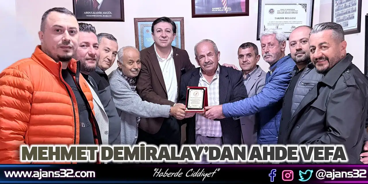 Mehmet Demiralay’dan Ahde Vefa