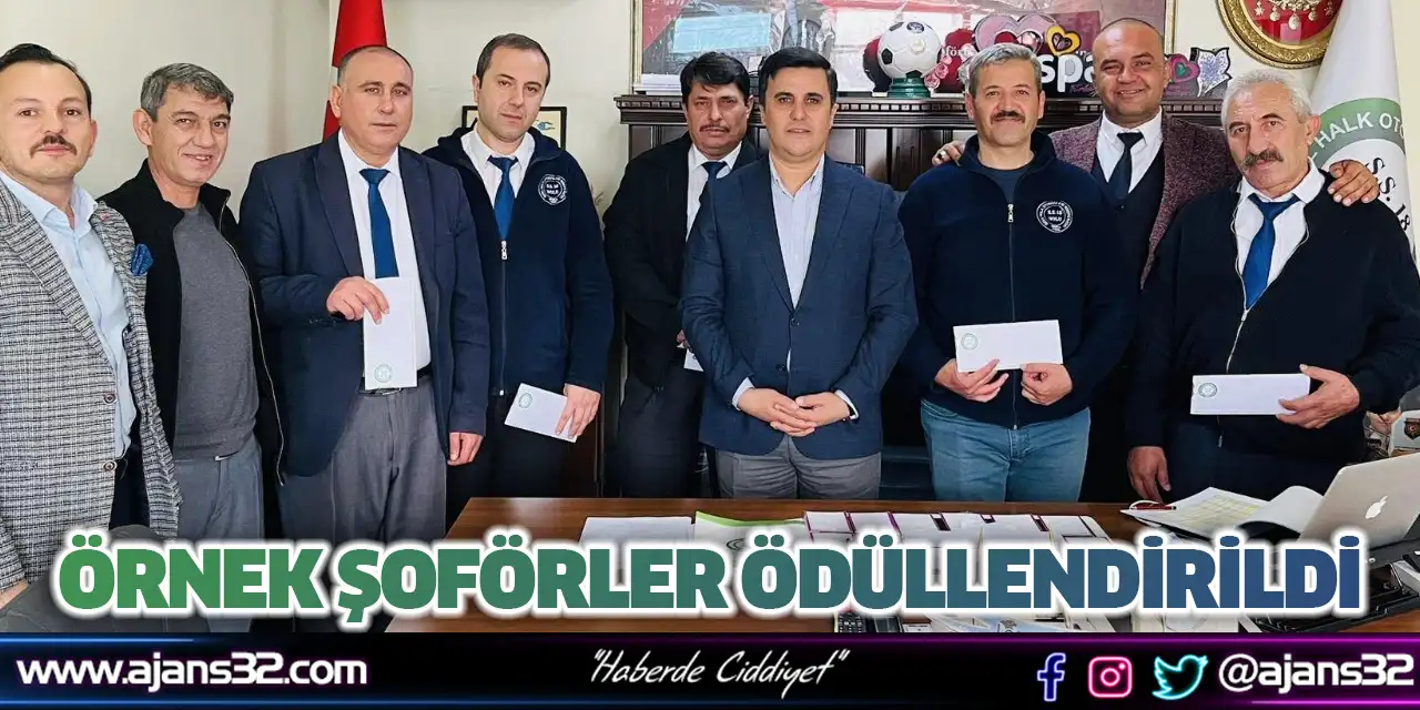 Örnek Şoförler Ödüllendirildi