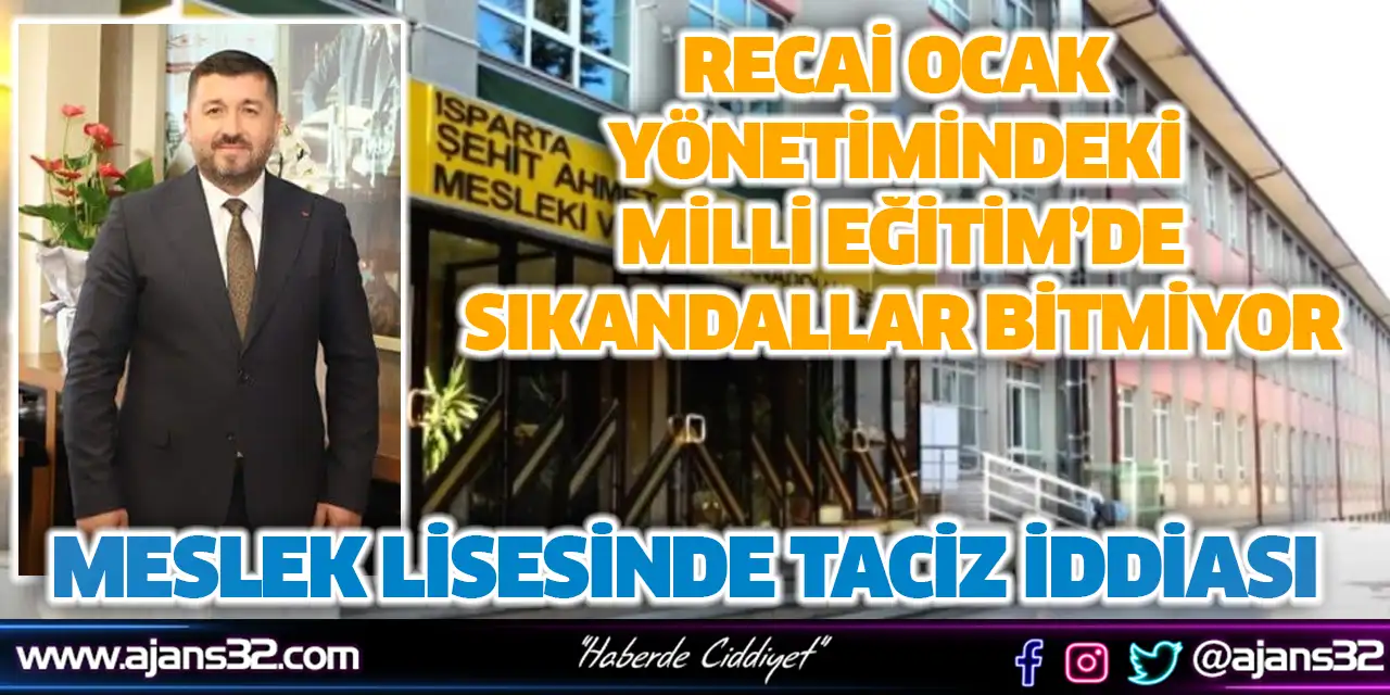 Meslek Lisesinde Taciz İddiası