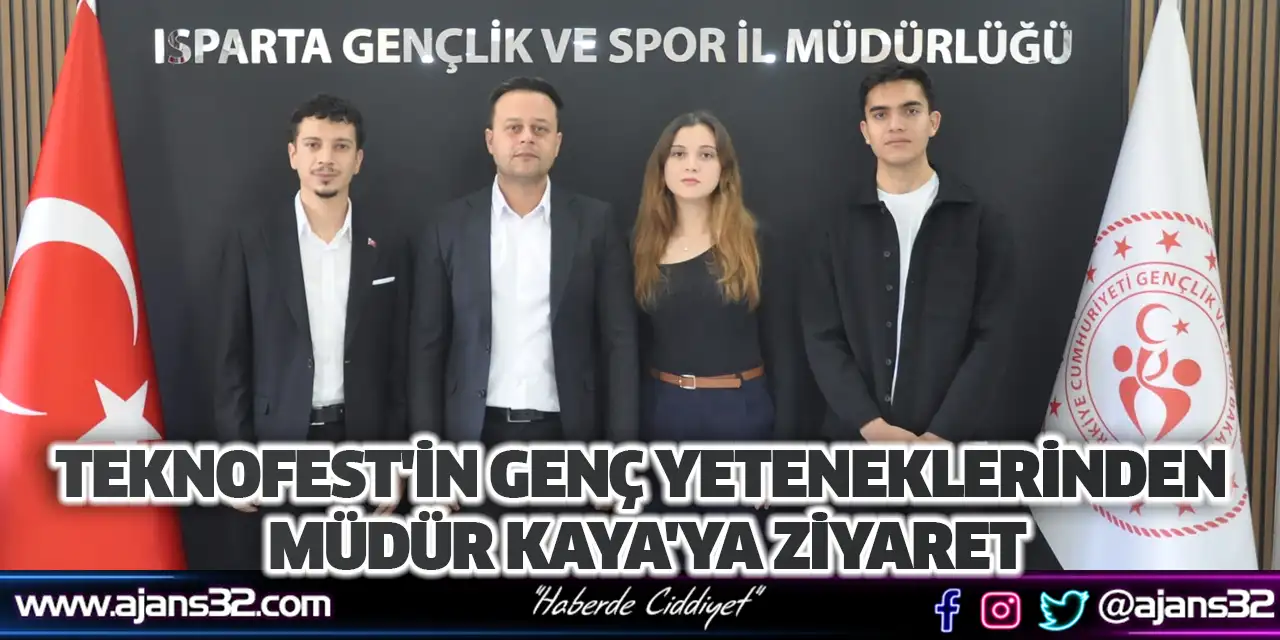 Teknofest'in Genç Yeteneklerinden Müdür Kaya'ya Ziyaret