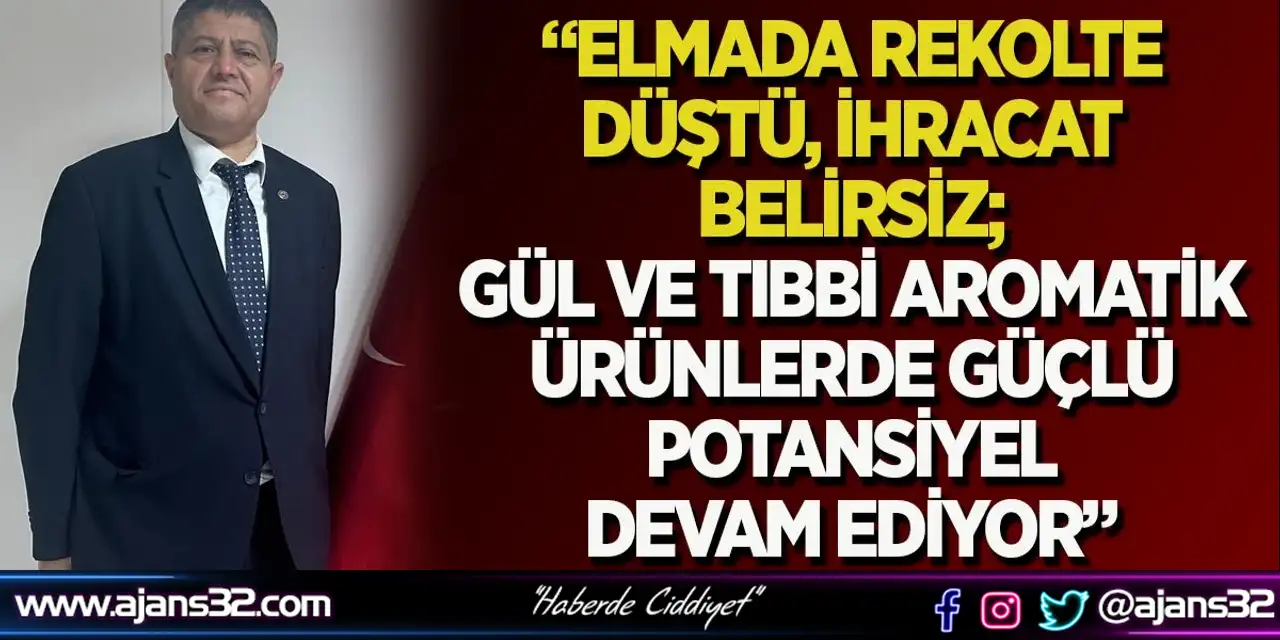 Elma'da Rekolte Düştü, İhracat Belirsiz