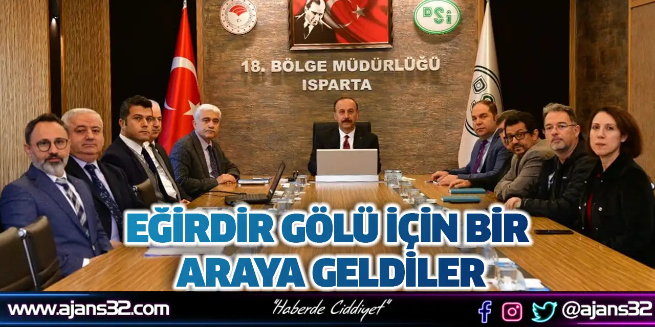 Eğirdir Gölü İçin Bir Araya Geldiler