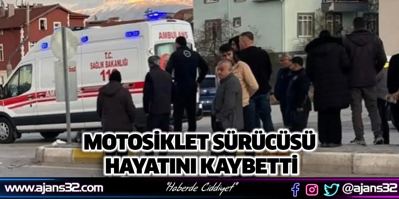 Motosiklet Sürücüsü Hayatını Kaybetti