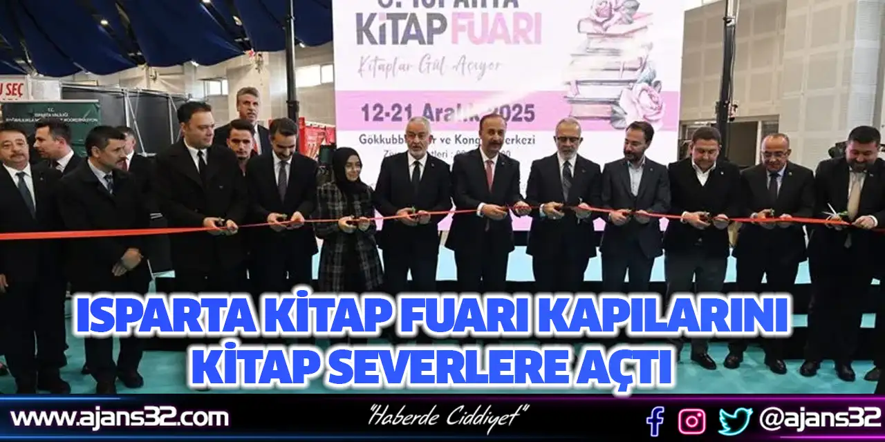 Isparta Kitap Fuarı Kapılarını Kitap Severlere Açtı