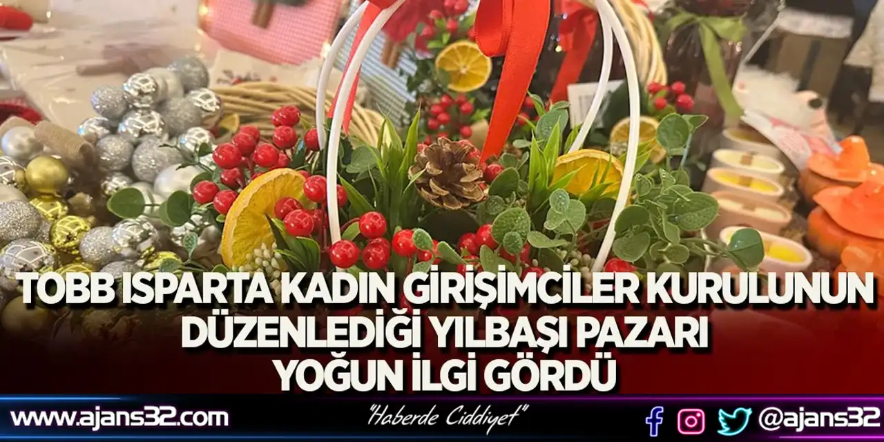 Yılbaşı Pazarı Yoğun İlgi Gördü