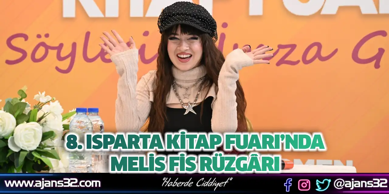 8. Isparta Kitap Fuarı’nda Melis Fis Rüzgârı