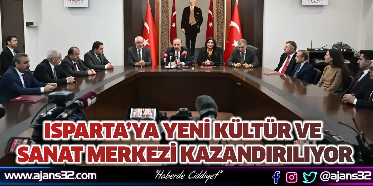 Isparta’ya Yeni Kültür ve Sanat Merkezi Kazandırılıyor