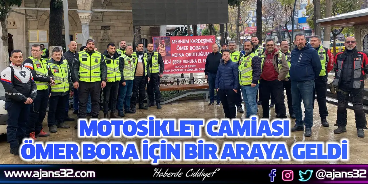 Motosiklet Camiası Ömer Bora İçin Bir Araya Geldi