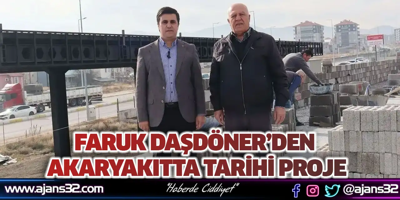 Faruk Daşdöner’den Akaryakıtta Tarihi Proje