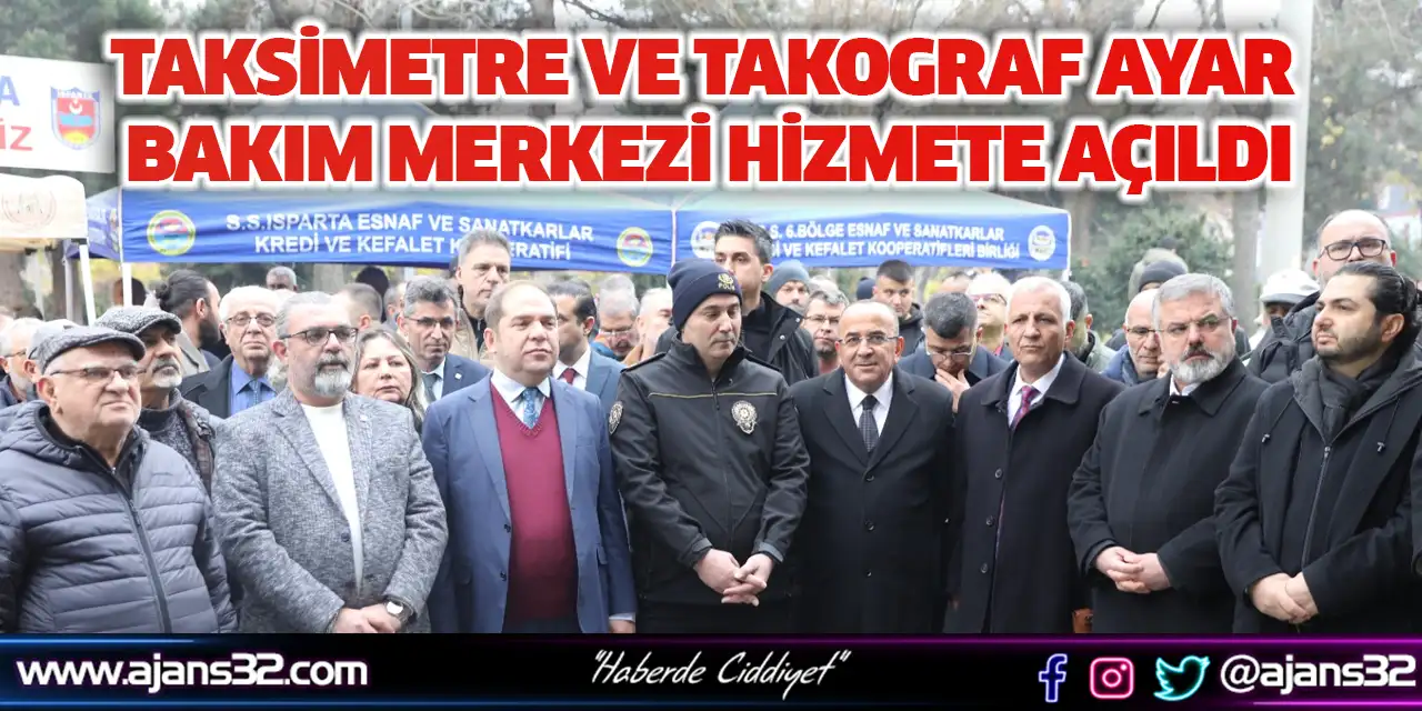 Taksimetre Ve Takograf Ayar Bakım Merkezi Hizmete Açıldı