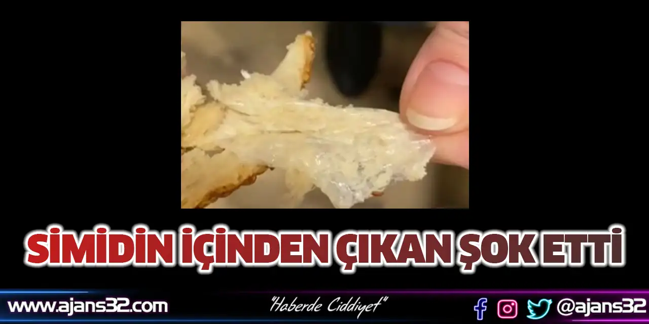 Simidin İçinden Çıkan Şok Etti