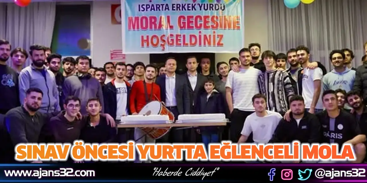 Sınav Öncesi Yurtta Eğlenceli Mola