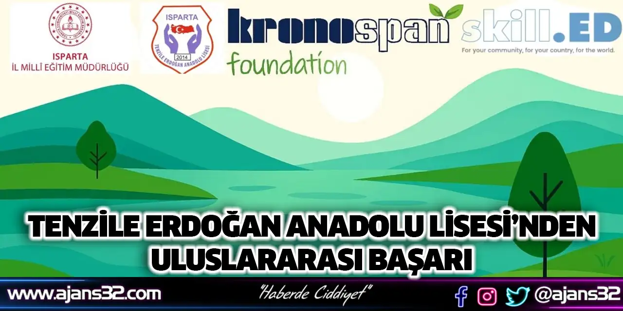 Tenzile Erdoğan Anadolu Lisesi’nden Uluslararası Başarı