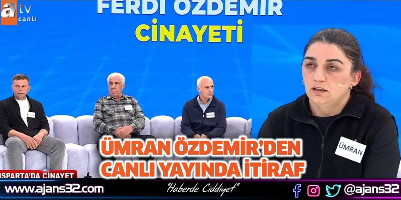 Ümran Özdemir’den Canlı Yayında İtiraf
