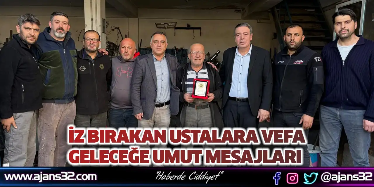İz Bırakan Ustalara Vefa Geleceğe Umut Mesajları