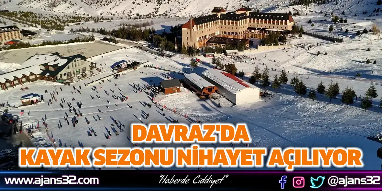 Davraz'da Kayak Sezonu Nihayet Açılıyor