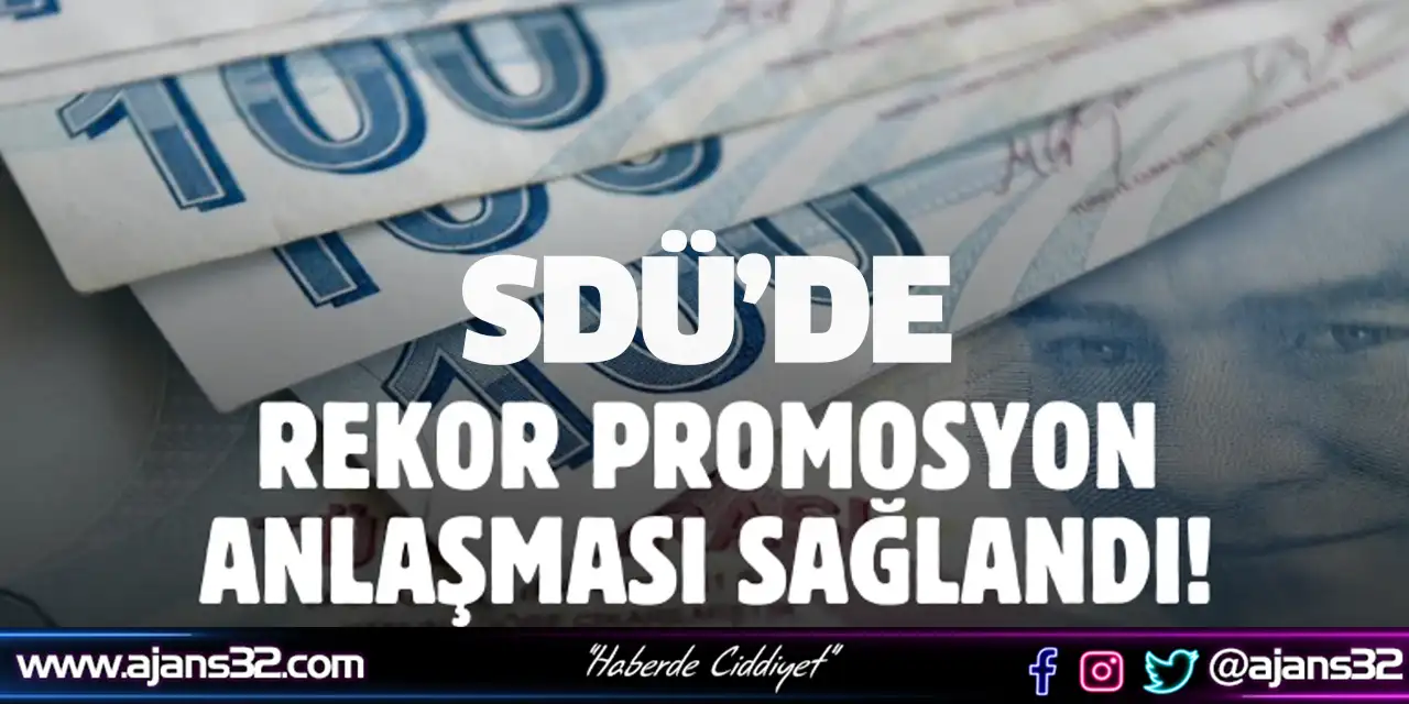 Sdü’de Rekor Promosyon