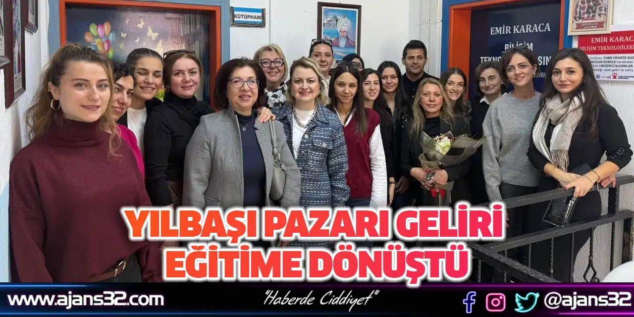 Yılbaşı Pazarı Geliri Eğitime Dönüştü