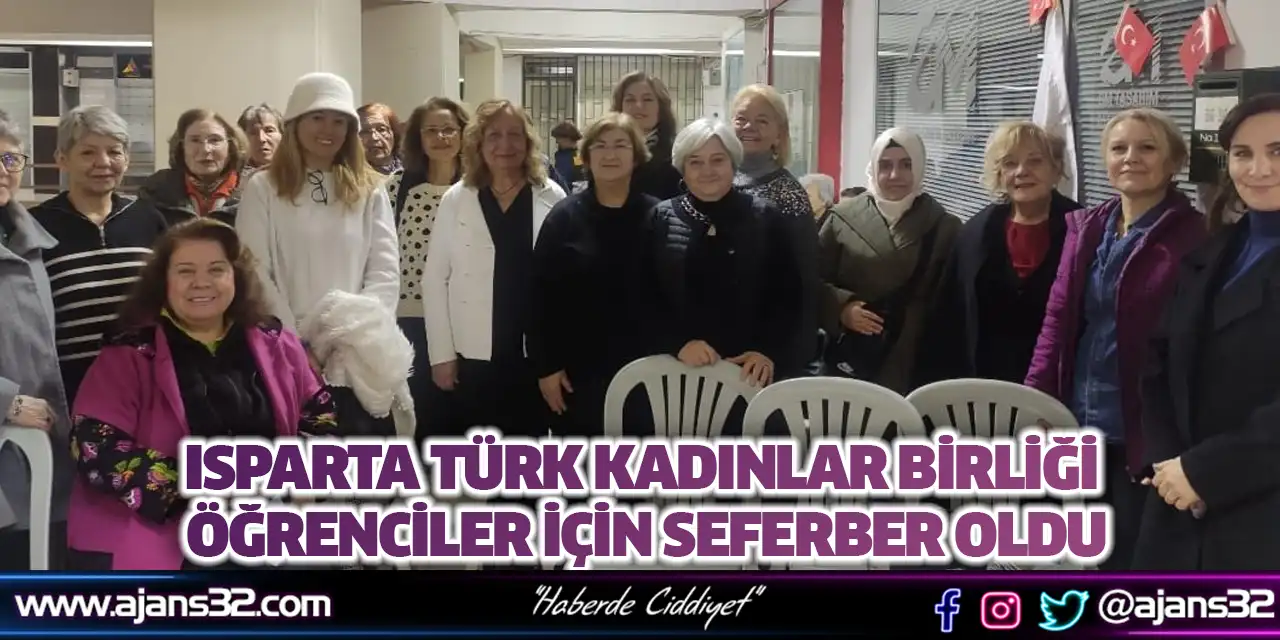 Isparta Türk Kadınlar Birliği Öğrenciler İçin Seferber Oldu