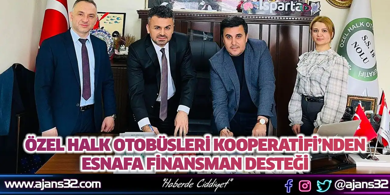 Özel Halk Otobüsleri Kooperatifi’nden Esnafa Finansman Desteği