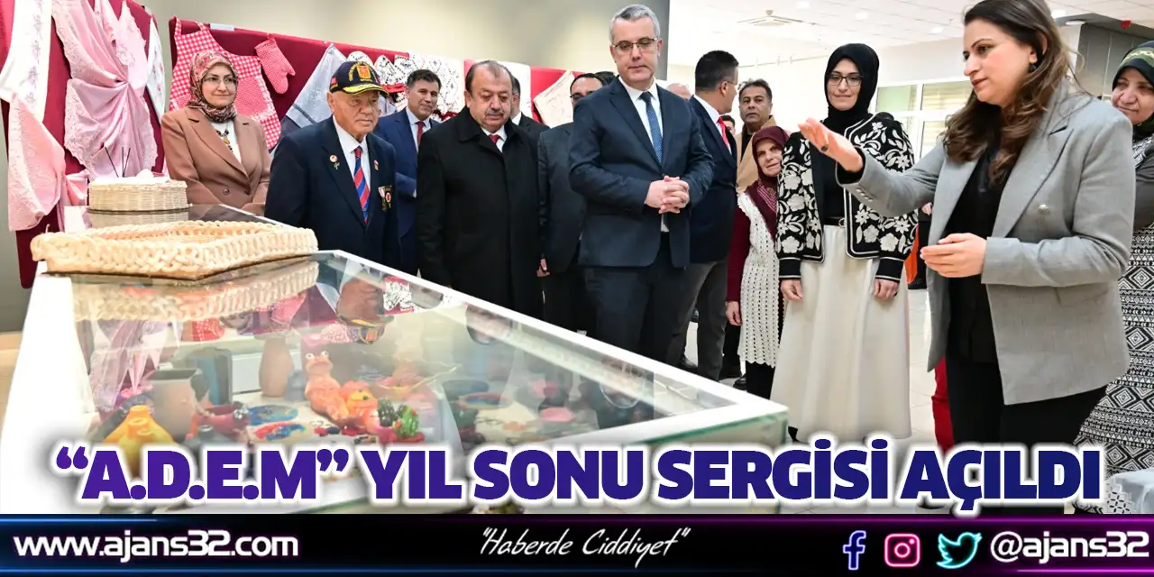 ADEM Yıl Sonu Sergisi Açıldı