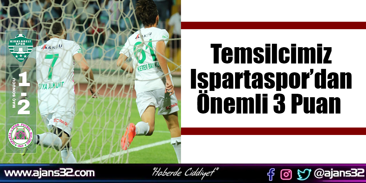 Ispartaspor’dan Önemli 3 Puan