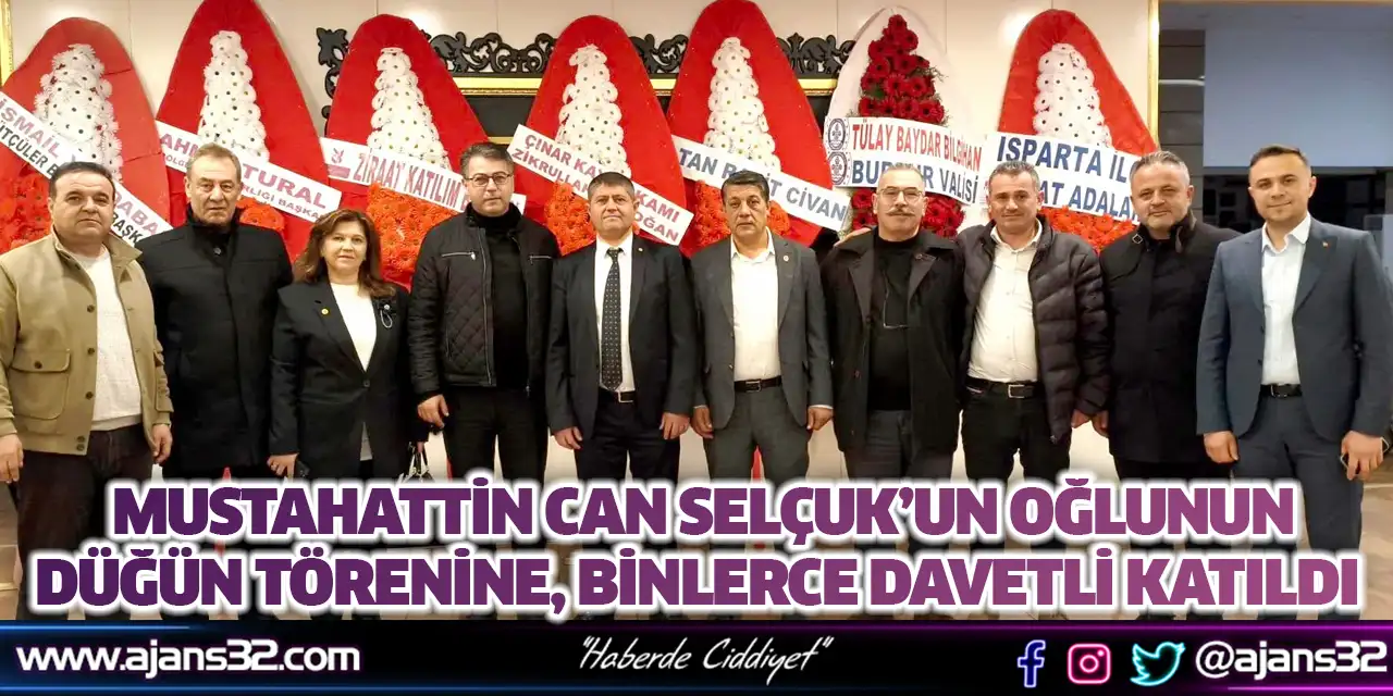 Mustahattin Can Selçuk’un Oğlunun Düğün Törenine, Binlerce Davetli Katıldı