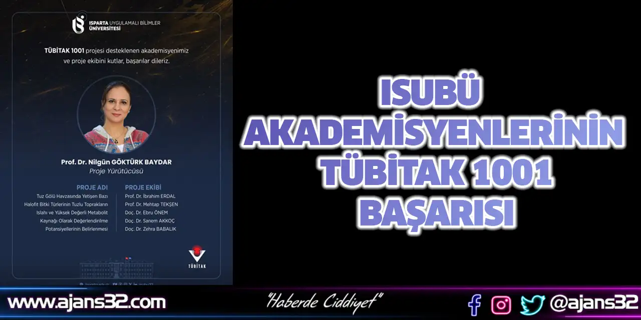 ISUBÜ Akademisyenlerinin TÜBİTAK 1001 Başarısı