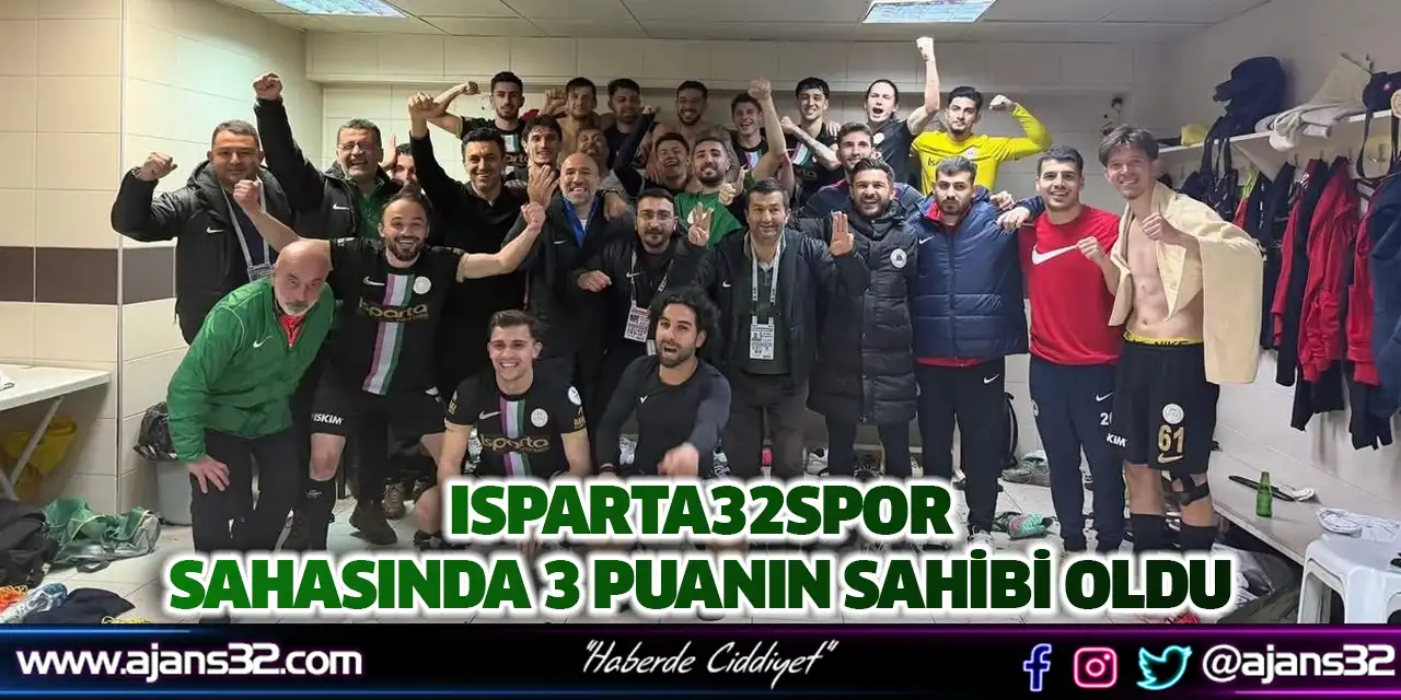 Isparta32spor Sahasında 3 Puanın Sahibi Oldu
