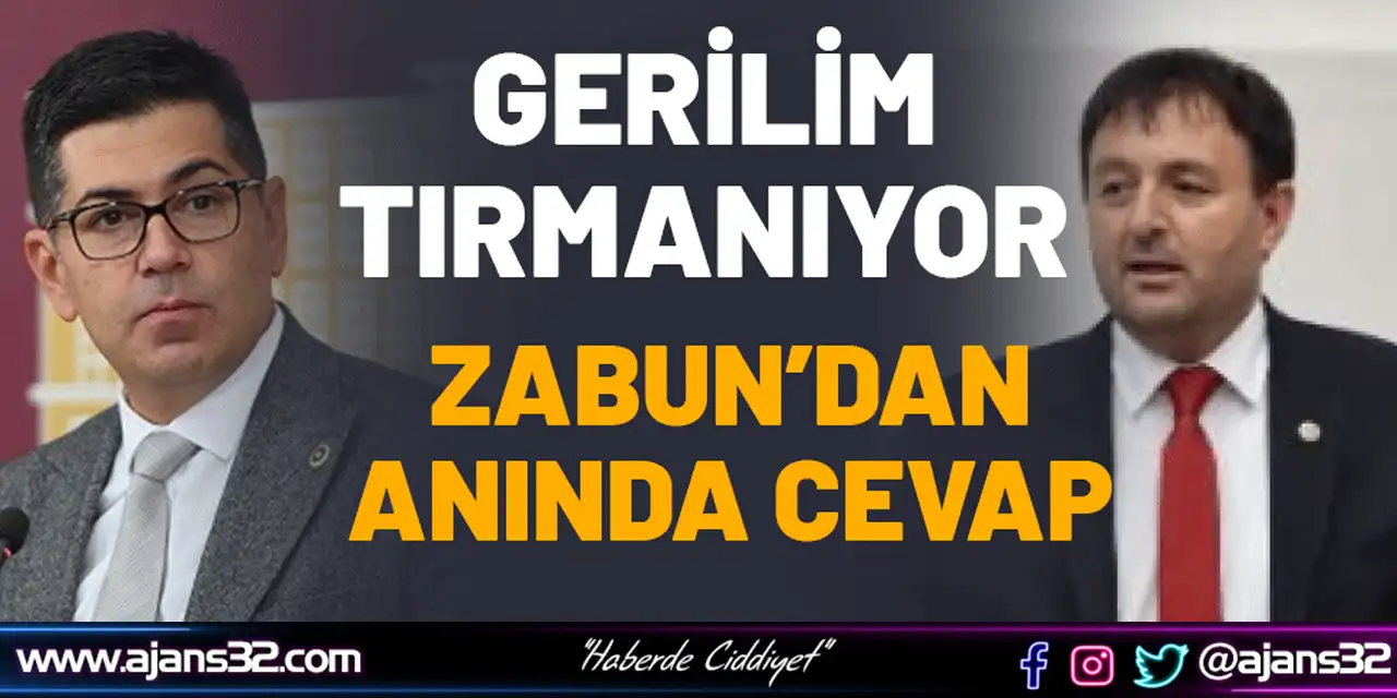 Milletvekili Zabun’dan Halıcı’ya Anında Yanıt