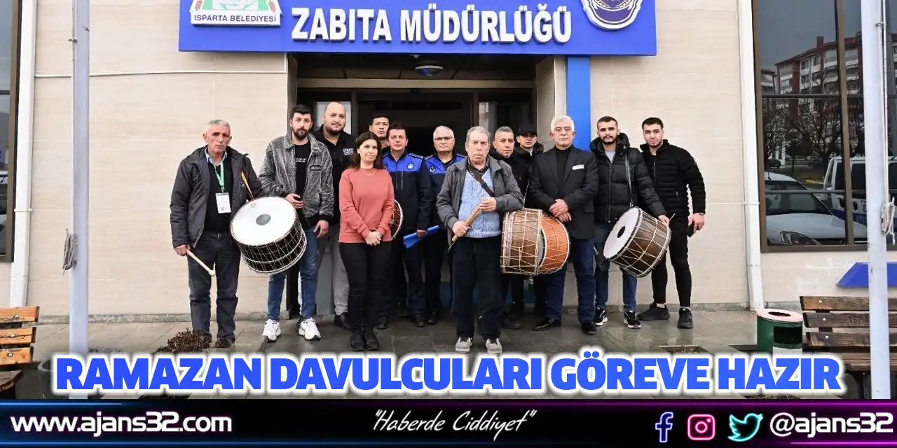Ramazan Davulcuları Göreve Hazır