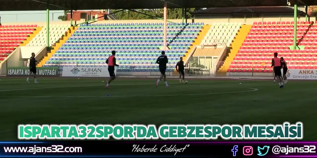 Isparta32spor'da Gebzespor Mesaisi