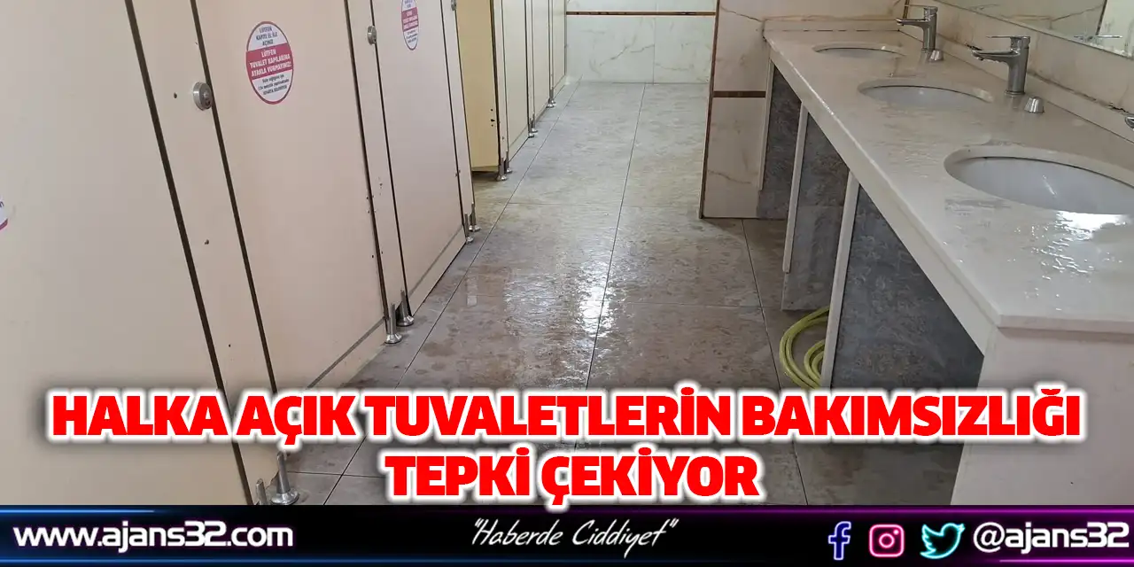 Halka Açık Tuvaletlerin Bakımsızlığı Tepki Çekiyor