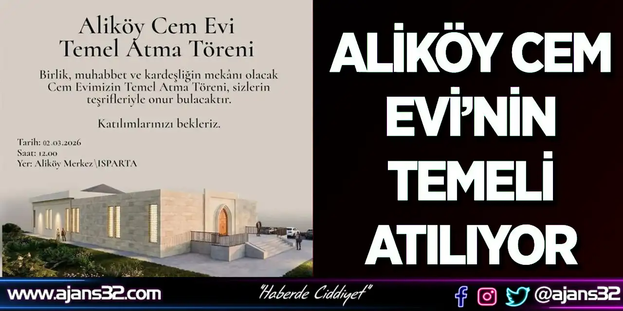 Aliköy Cem Evi’nin Temeli Atılıyor