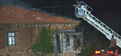 Bağlar Mahallesi'nde yangın!