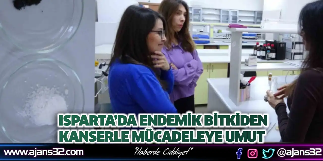 Isparta’da Endemik Bitkiden Kanserle Mücadeleye Umut