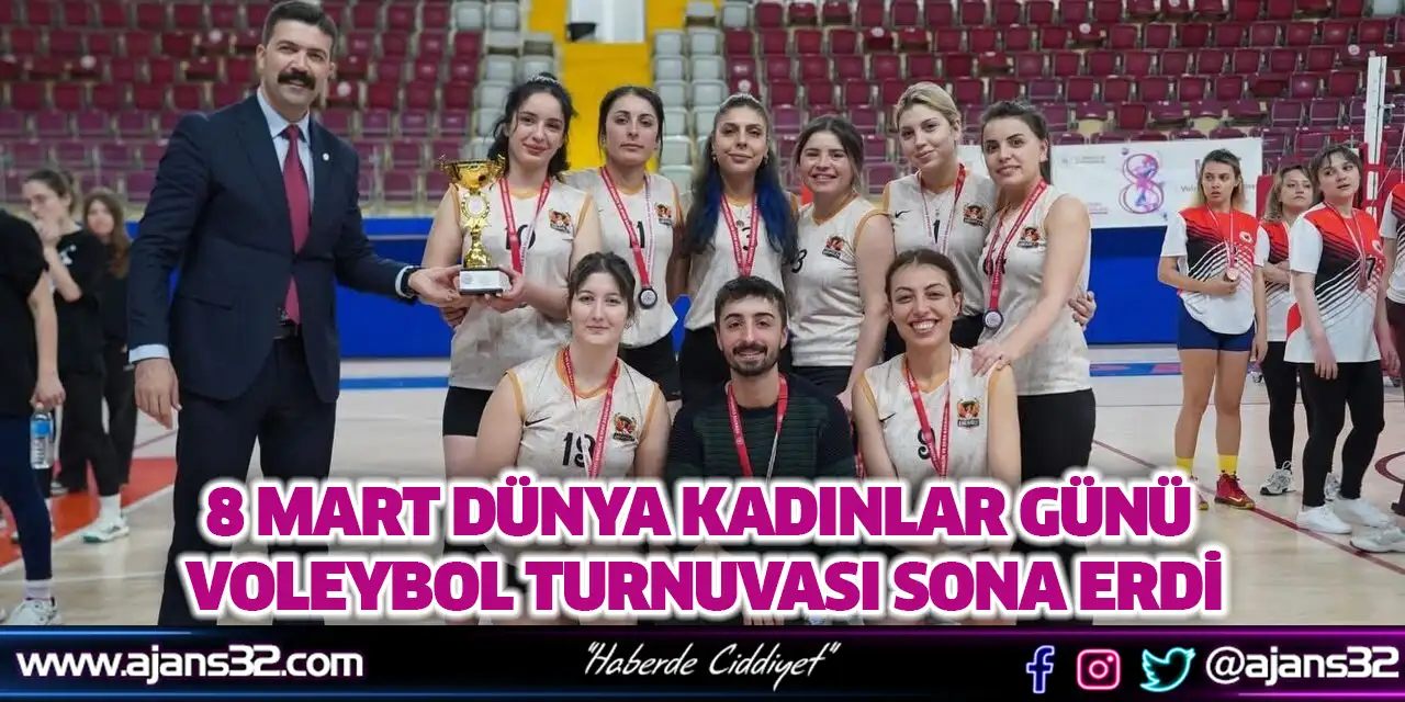 8 Mart Dünya Kadınlar Günü Voleybol Turnuvası Sona Erdi