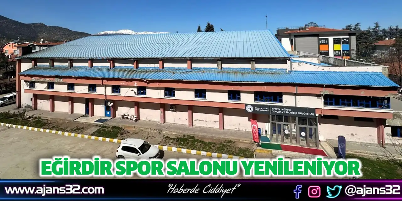 Eğirdir Spor Salonu Yenileniyor