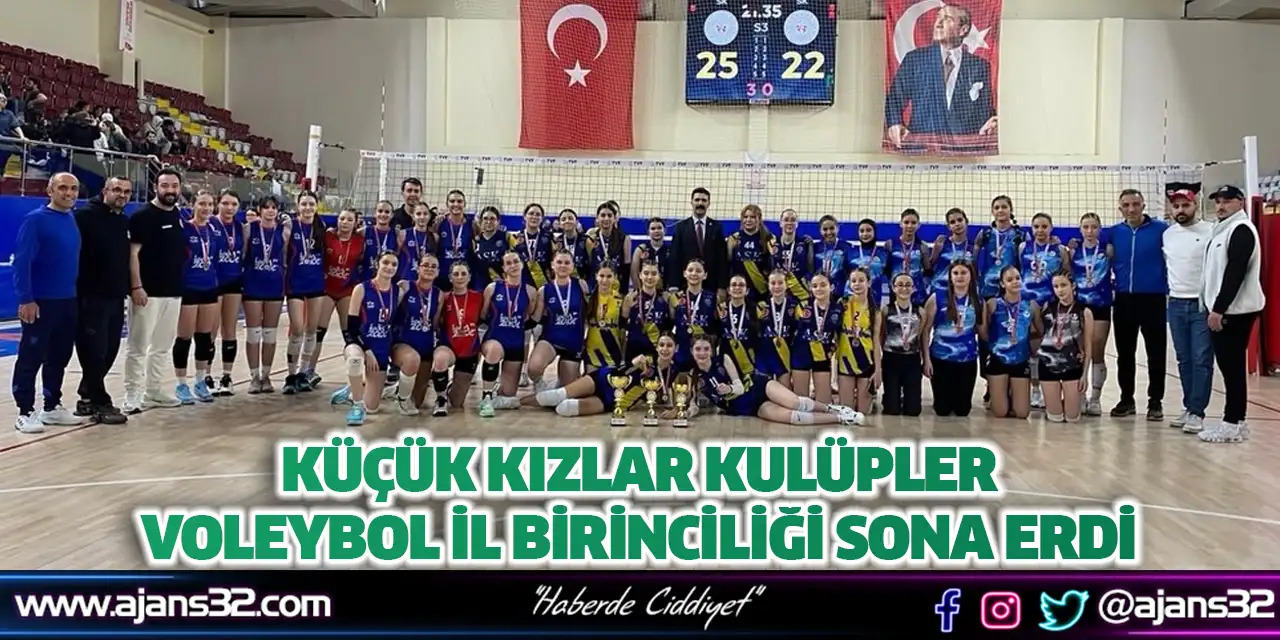 Küçük Kızlar Kulüpler Voleybol İl Birinciliği Sona Erdi